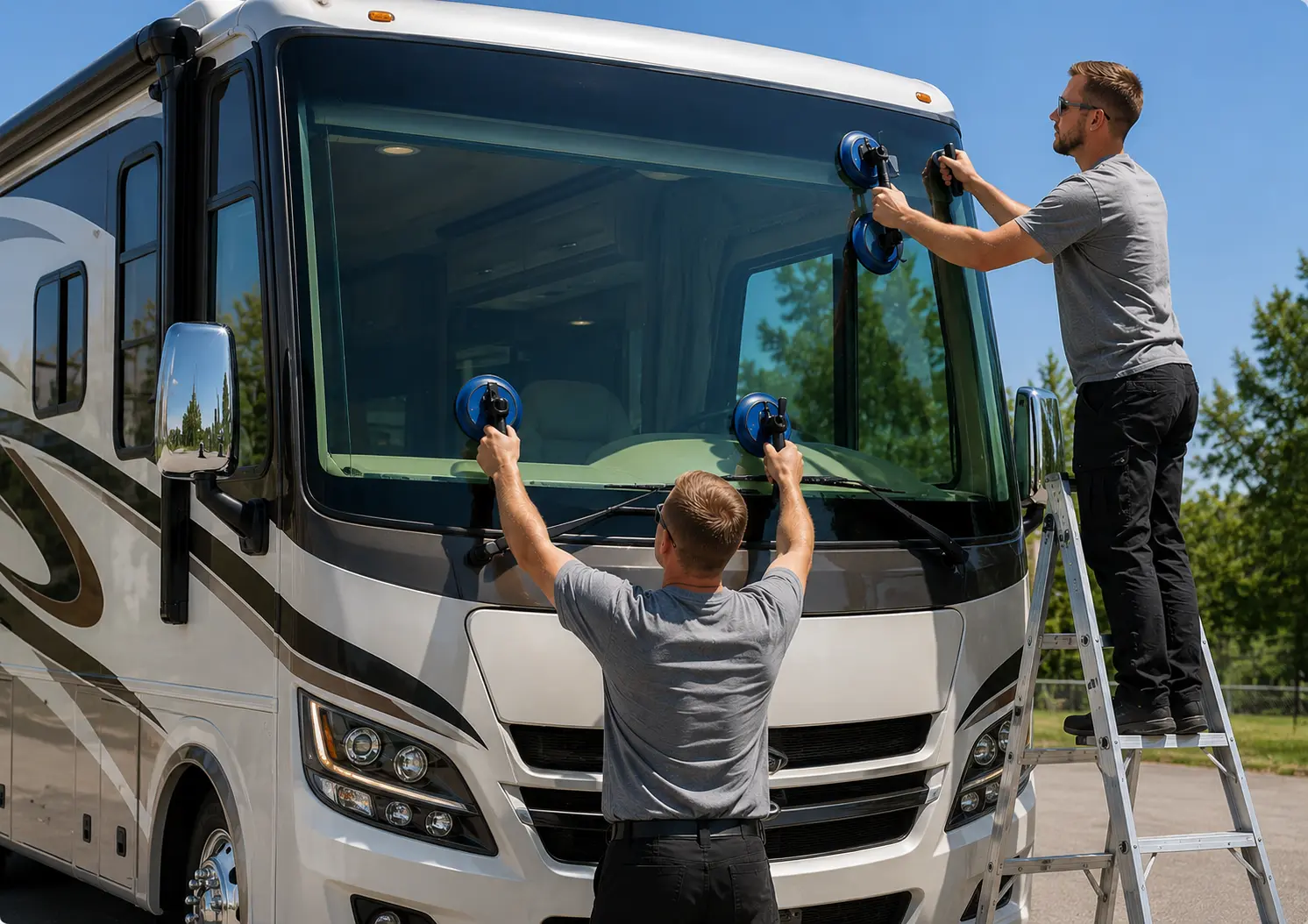 RV Windshield Repair and Replacement - West LA Mobile Auto Glass